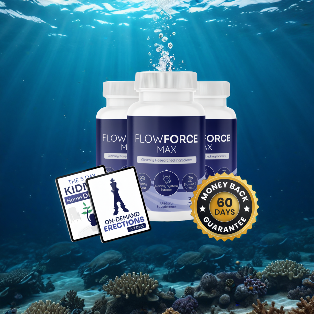 FlowForce Max - 3 Bottles + 2  Ebooks