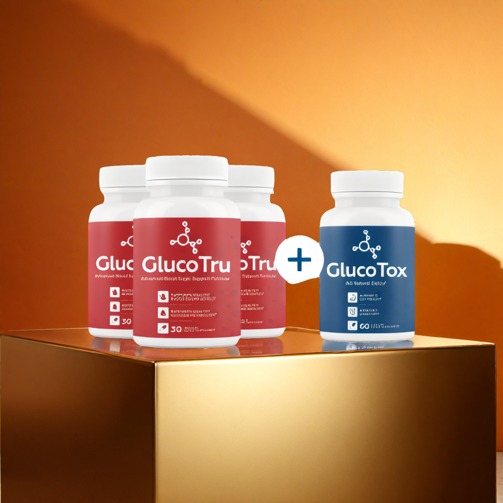 GlucoTru - 3 bottles + 1  Bonus